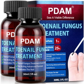 Toenail Fungus Treatment Extra Strength - Toe Nail Fungus Treatments for Thick, Nail Strengthener and Growth, Nail Fungus Treatment Extra Strength for Broken, Discolored Nail & Ingrown Toenail - 60ml
