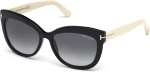 Tom Ford FT0524 Alistair Square Sunglasses for Women   BUNDLE with Designer iWear Eyewear Care Kit
