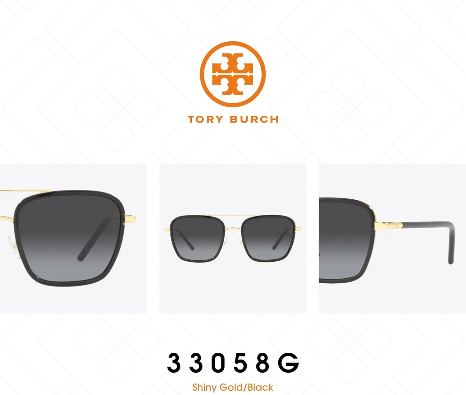 Tory Burch TY6090 Square Sunglasses for Women   BUNDLE With Designer iWear Eyewear Kit