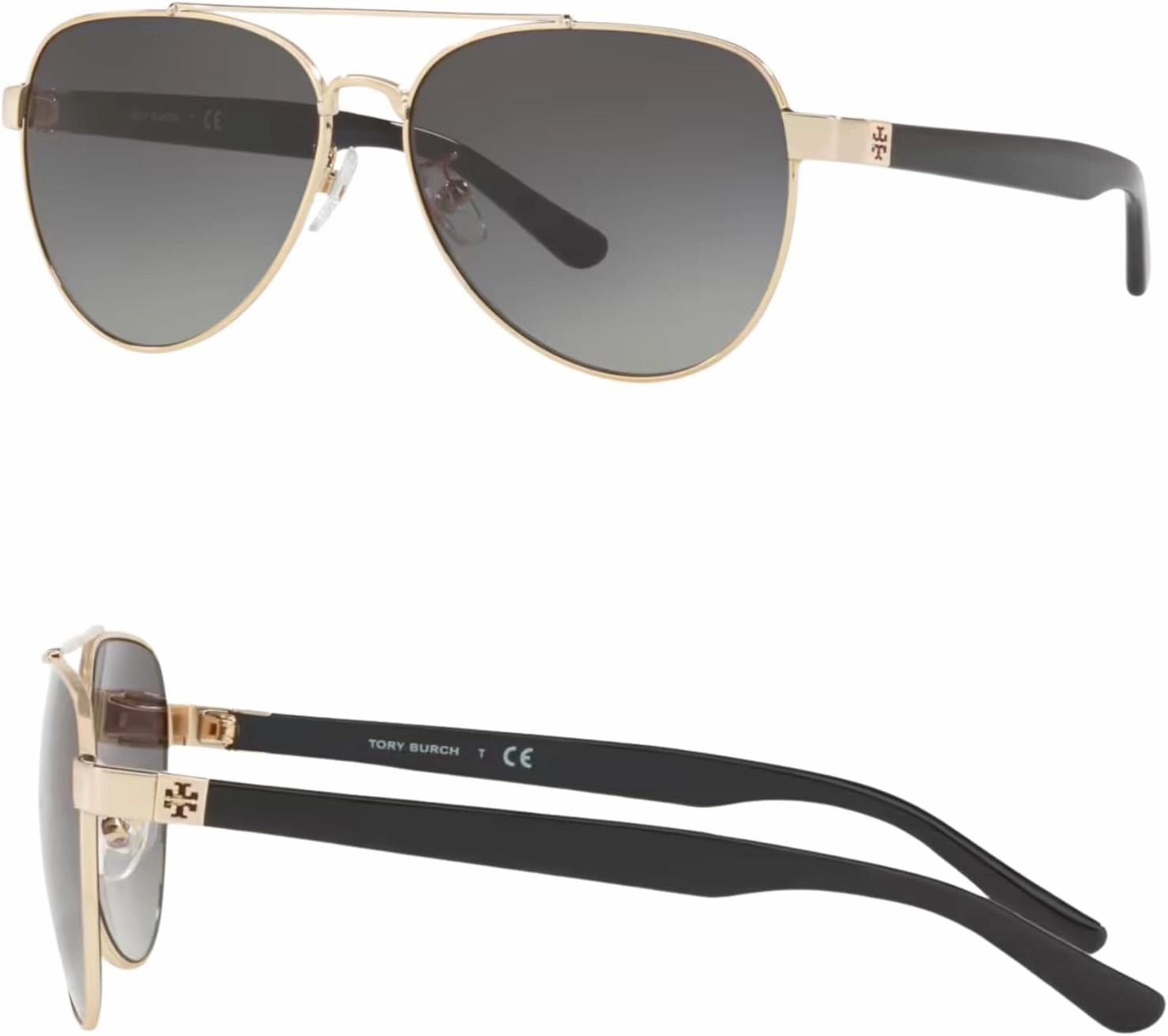 Tory Burch TY6070 PILOT Shape Sunglasses with eSHADES Luxury Eyewear kit Bundle