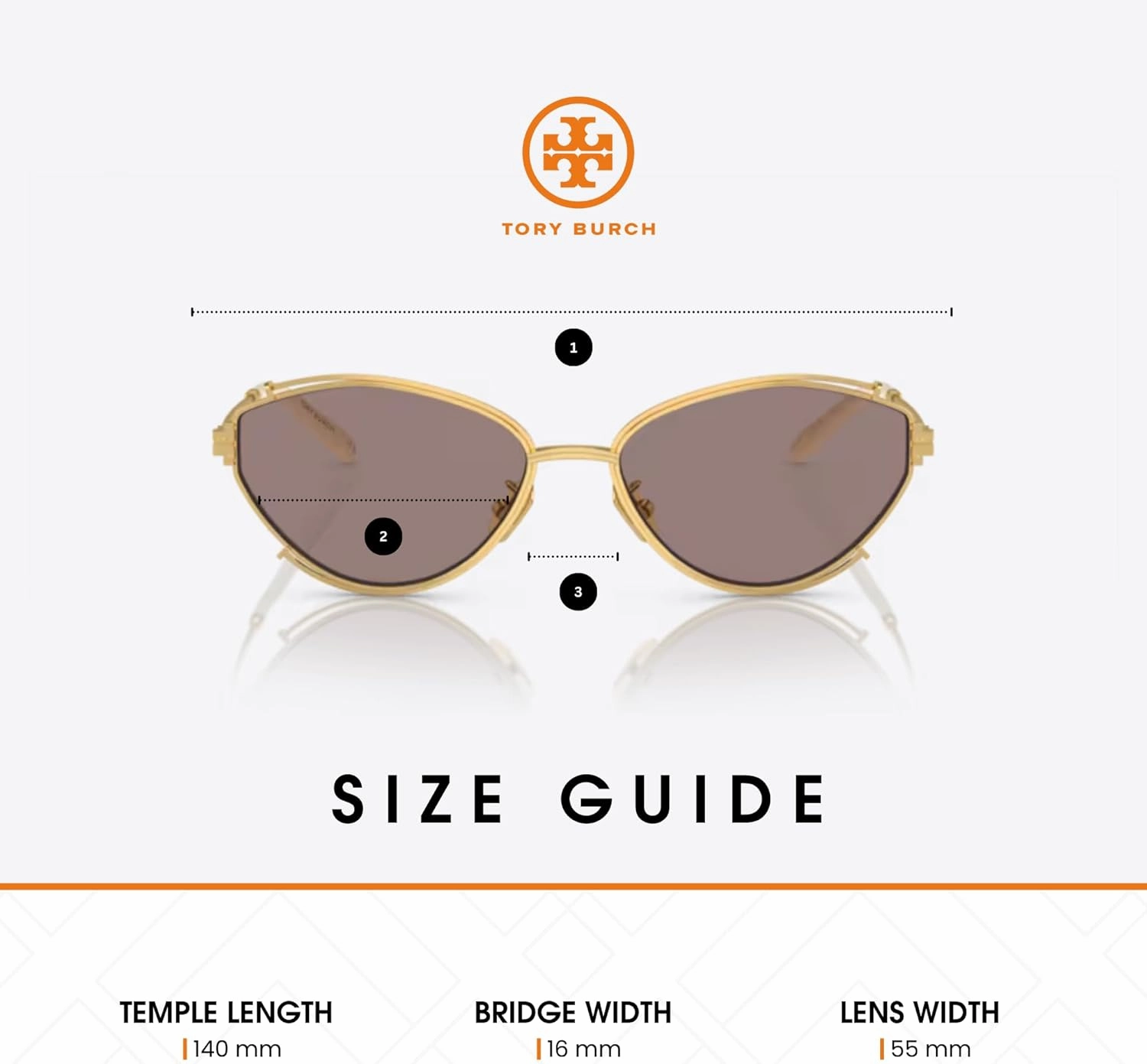 Tory Burch TY6103 Oval Sunglasses for Women   BUNDLE With Designer iWear Complimentary Eyewear Kit