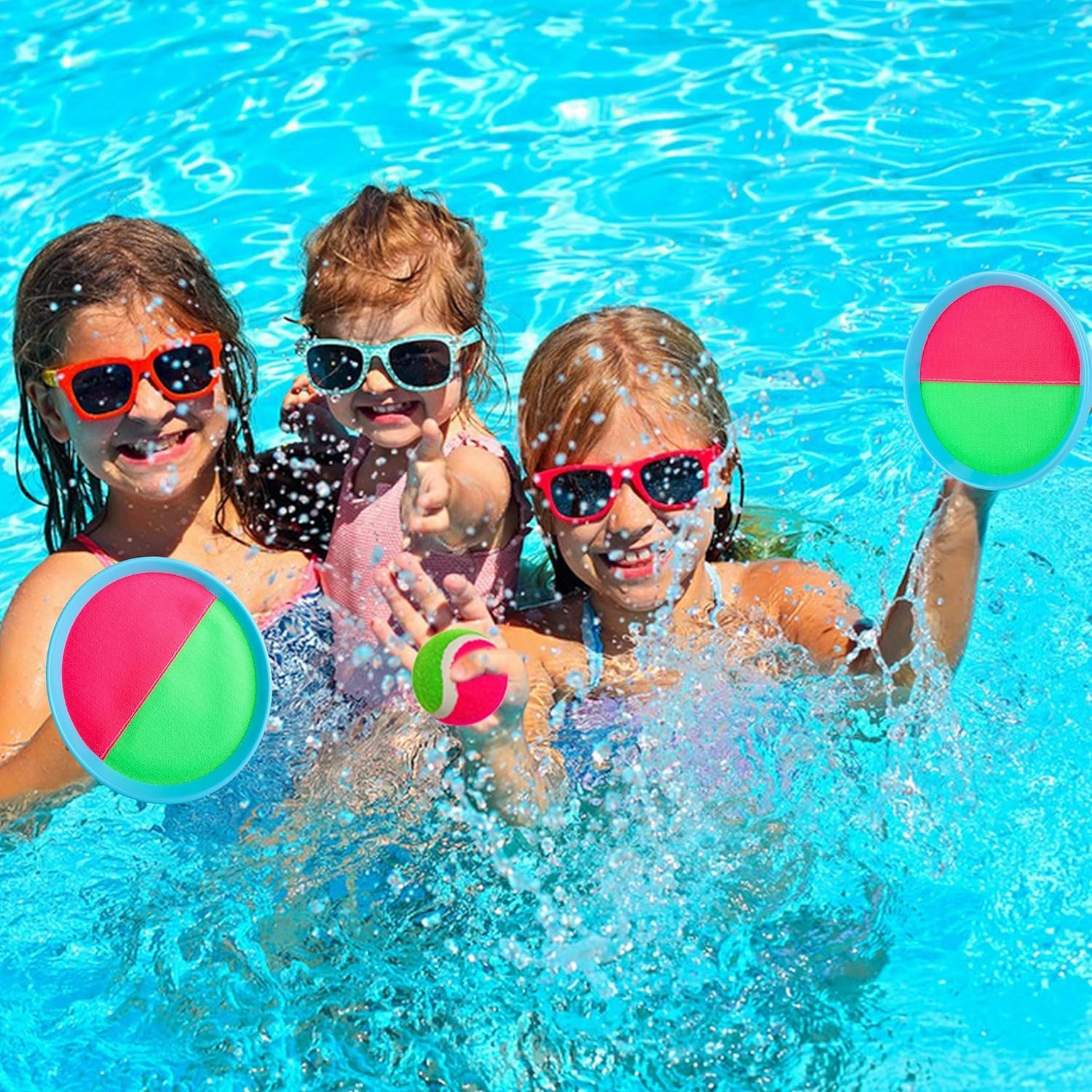 Toss and Catch Ball Game Toys for Kids Ages 4-8, Catch Paddle Toss-Upgraded Version Ball Sports Games for Boys Girls Christmas Birthday Gifts