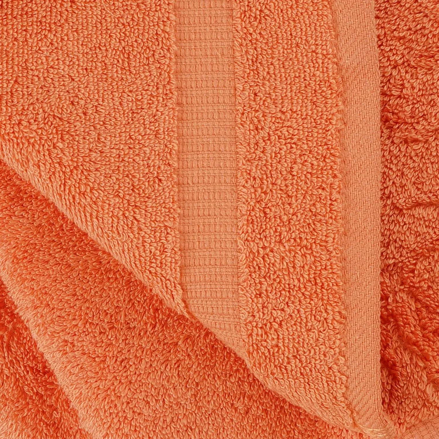 Towel Bazaar Premium Cotton Super Soft and Absorbent Turkish Towels (4-Piece, 30x60 Inches Extra Large Bath Towels, Coral)