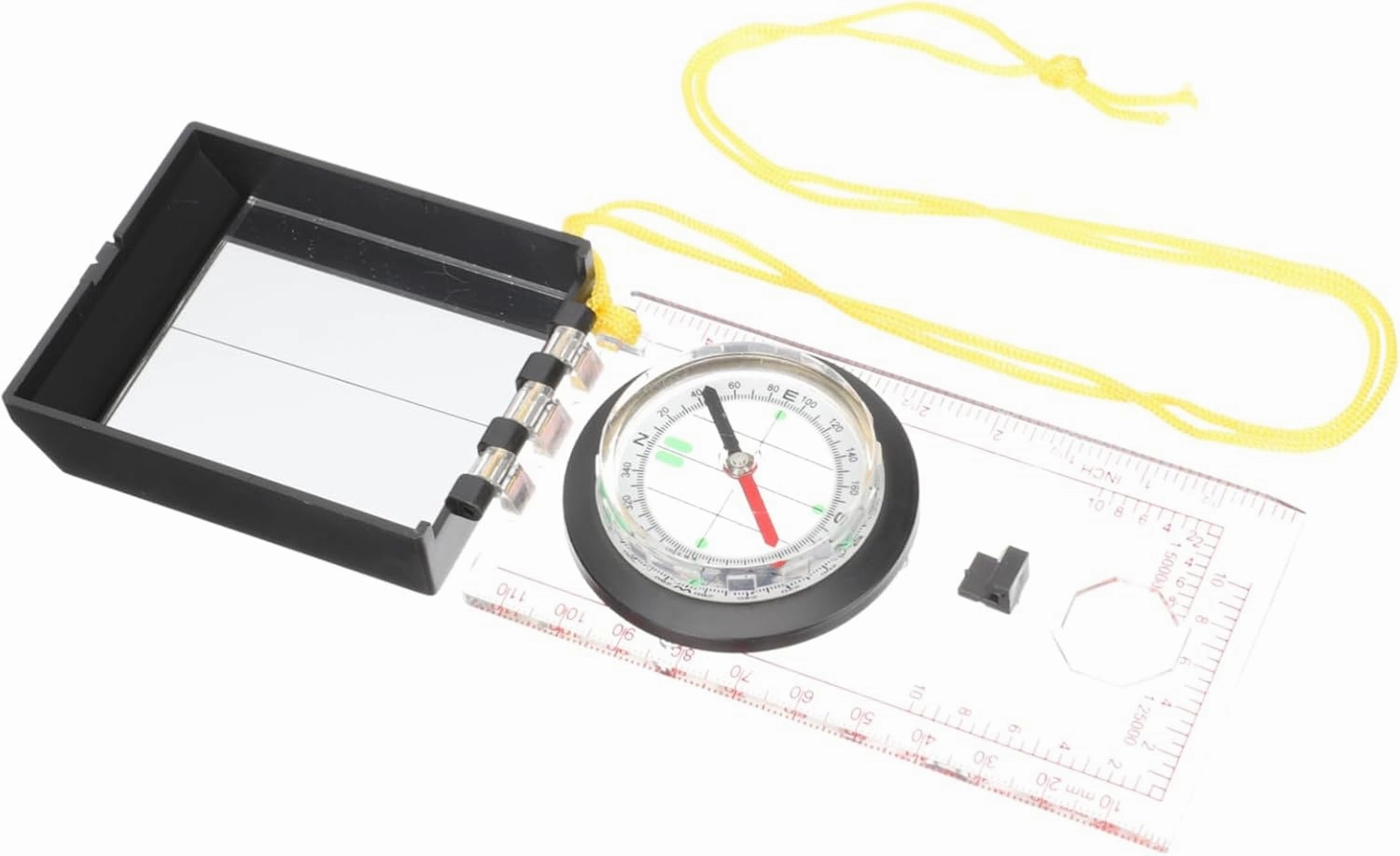 TOYANDONA Outdoor Survival Compass Multipurpose Map Compass with Measuring Scale for Hiking Climbing and Outdoor