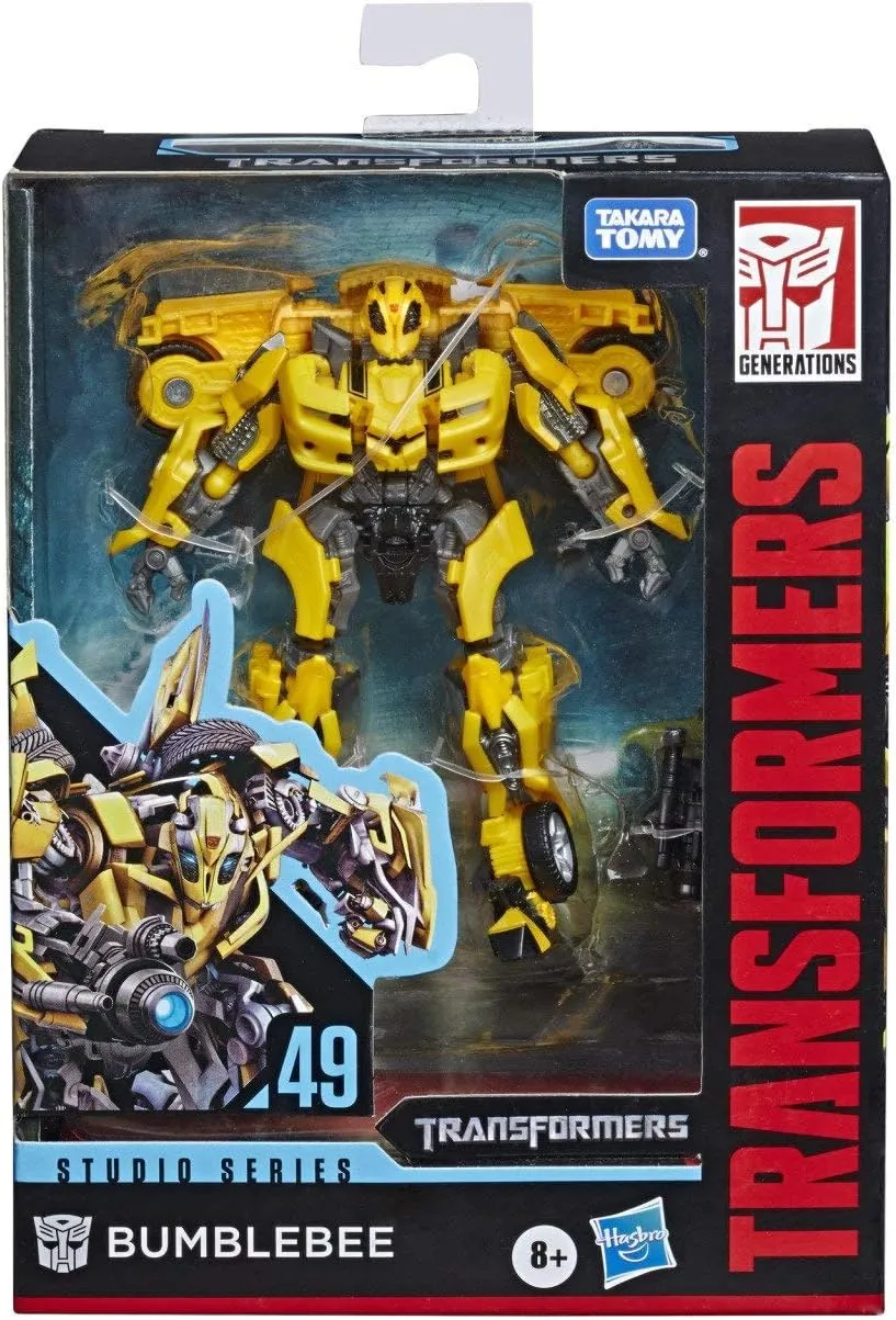 Transformers Toys Studio Series 49 Deluxe Class, Film 1 Bumblebee Action Figure, Children Aged 8 and Up, 11 cm