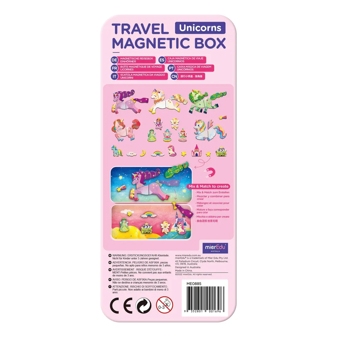 Travel Magnetic Puzzle -Unicorns