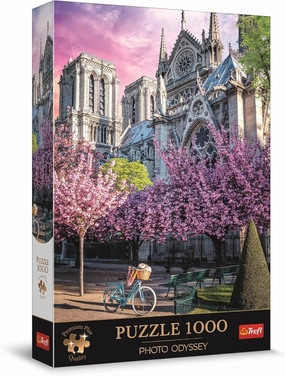 Trefl Premium Plus Quality - Puzzle Photo Odyssey: Notre-Dame Cathedral, Paris - 1000 Pieces, Unique Photographic Series, Perfect Piece Fit, for Adults and Children from 12 Years