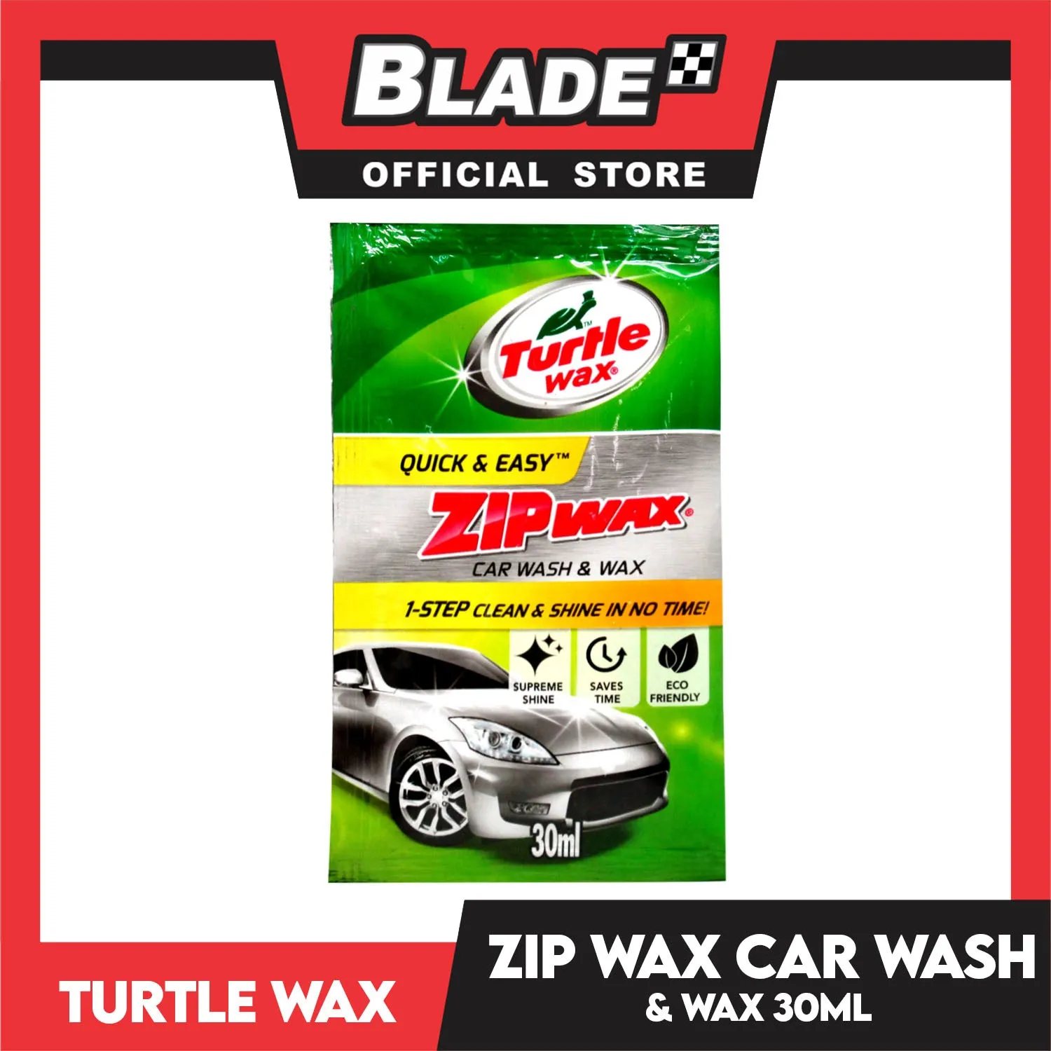 Turtle Wax Zip Wax Car Wash & Wax Quick & Easy 30ml