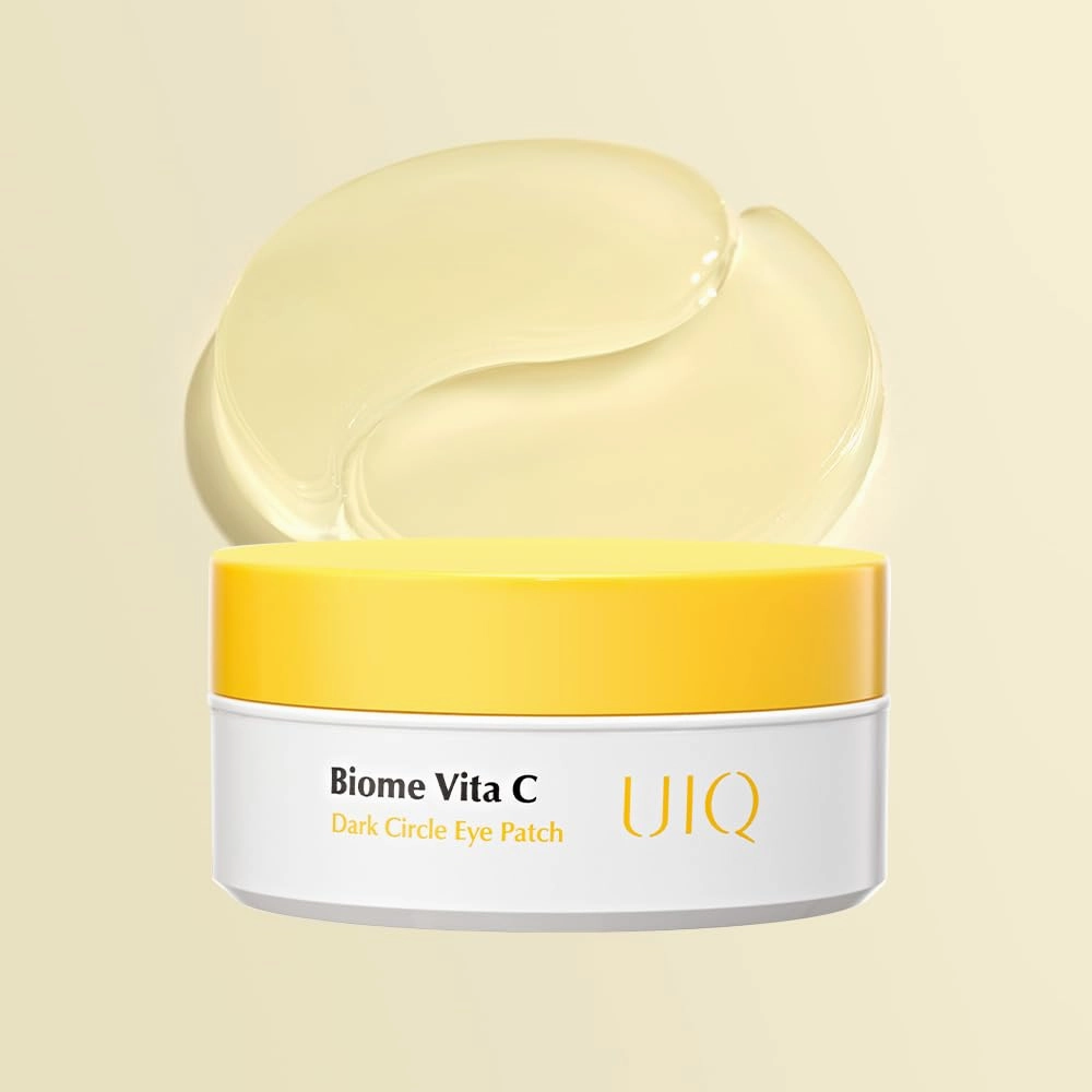 UIQ Biome Vita C Dark Circle Eye Patch 85g / 60ea 2.99 oz., Korean Skincare - Vitamin C derivatives eye patch for dark circles