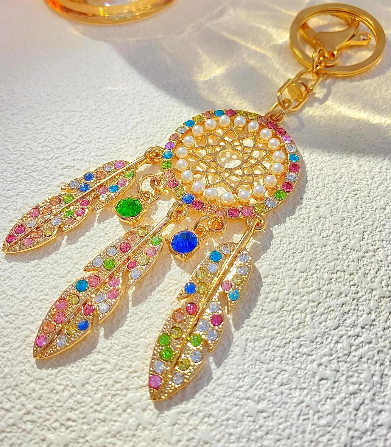 Unique Luck Keychain for Friendship Women Mom Sister Girlfriend Her Cute Charms Key Ring for Purse Handbags