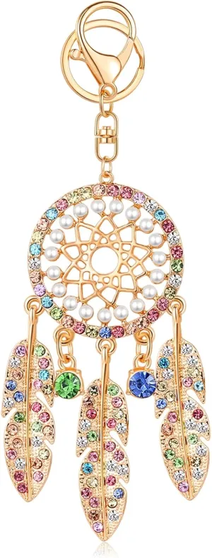 Unique Luck Keychain for Friendship Women Mom Sister Girlfriend Her Cute Charms Key Ring for Purse Handbags