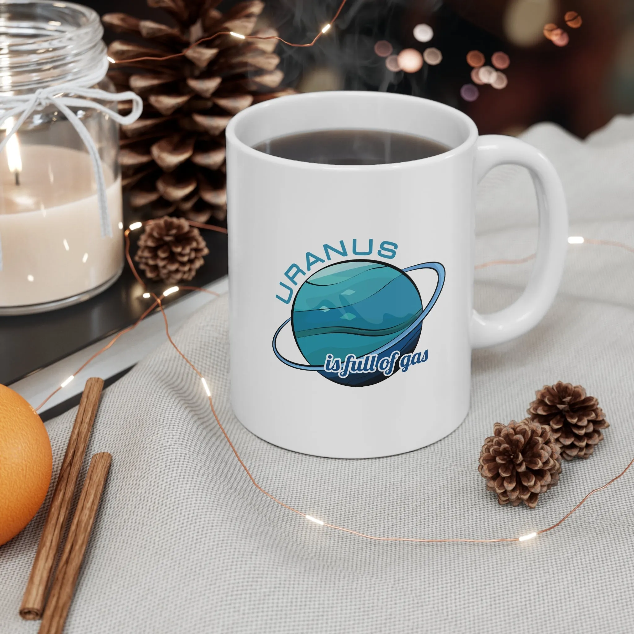 Uranus is Full of Gas - Ceramic Mug 11oz