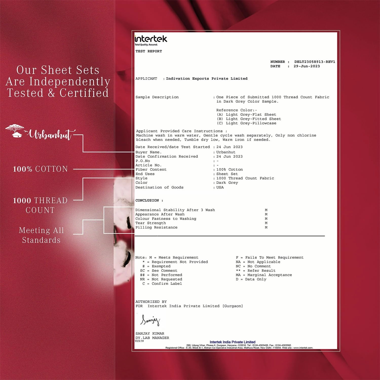 URBANHUT 1000 Thread Count California King Bed Sheets Egyptian Cotton Sheet Set, Long Staple Soft & Breathable, 4 Pc Bed Sheet Sets, Luxury Hotel Sateen Sheets Fits 16" Deep Pocket - Burgundy
