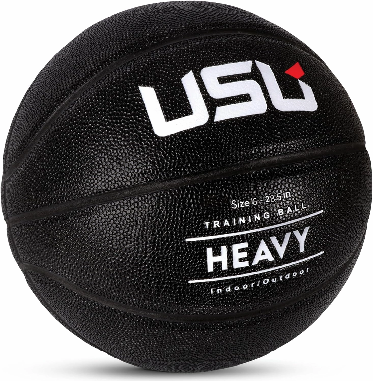 USU Weighted Training Basketball | 3 lb Heavy | Size 7 (29.5") & Size 6 (28.5") | Durable Indoor & Outdoor Basketball for Men, Women & Youth