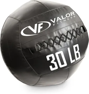 Valor Fitness Wall Ball Pros - Medicine Balls - Strength & Conditioning - Cross Training Core Workout Exercise Equipment - Weight Options Available -WBP