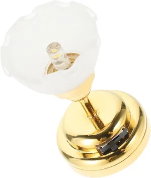 VANZACK Miniature Doll House Led Ceiling Lamp Dollhouse Lights Tiny House Lamp Miniature Decorations Easy Install