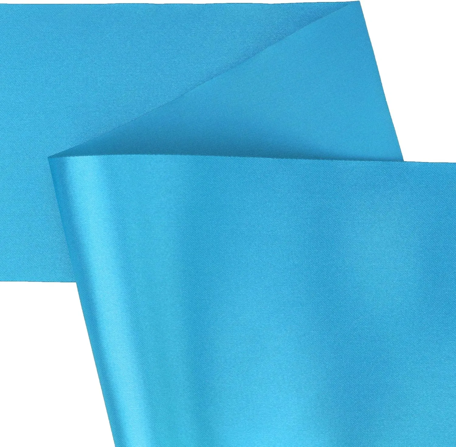 VATIN 4 Inch x 22 Yards Wide Baby Blue Satin Solid Ribbon for Grand Opening, Ceremony, Decoration