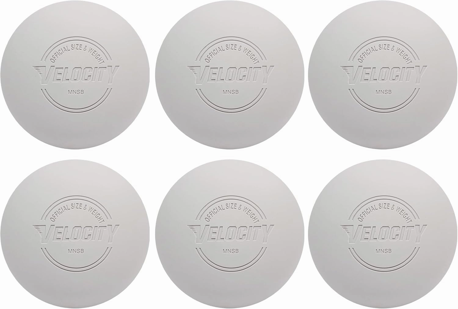 Velocity Lacrosse Balls - 1, 2, 3, 6, 12, 18, 24, 36, 60 and 120 Packs - for Practice, Official NFHS and College Approved Size