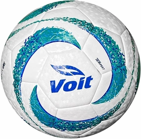 Voit Soccer Ball Hybrid Tech Tempest No. 5 Liga MX Apertura 2023, White/Blue: for Passionate Amateur Players, Built with Cutting-Edge Hybrid Tech Technology