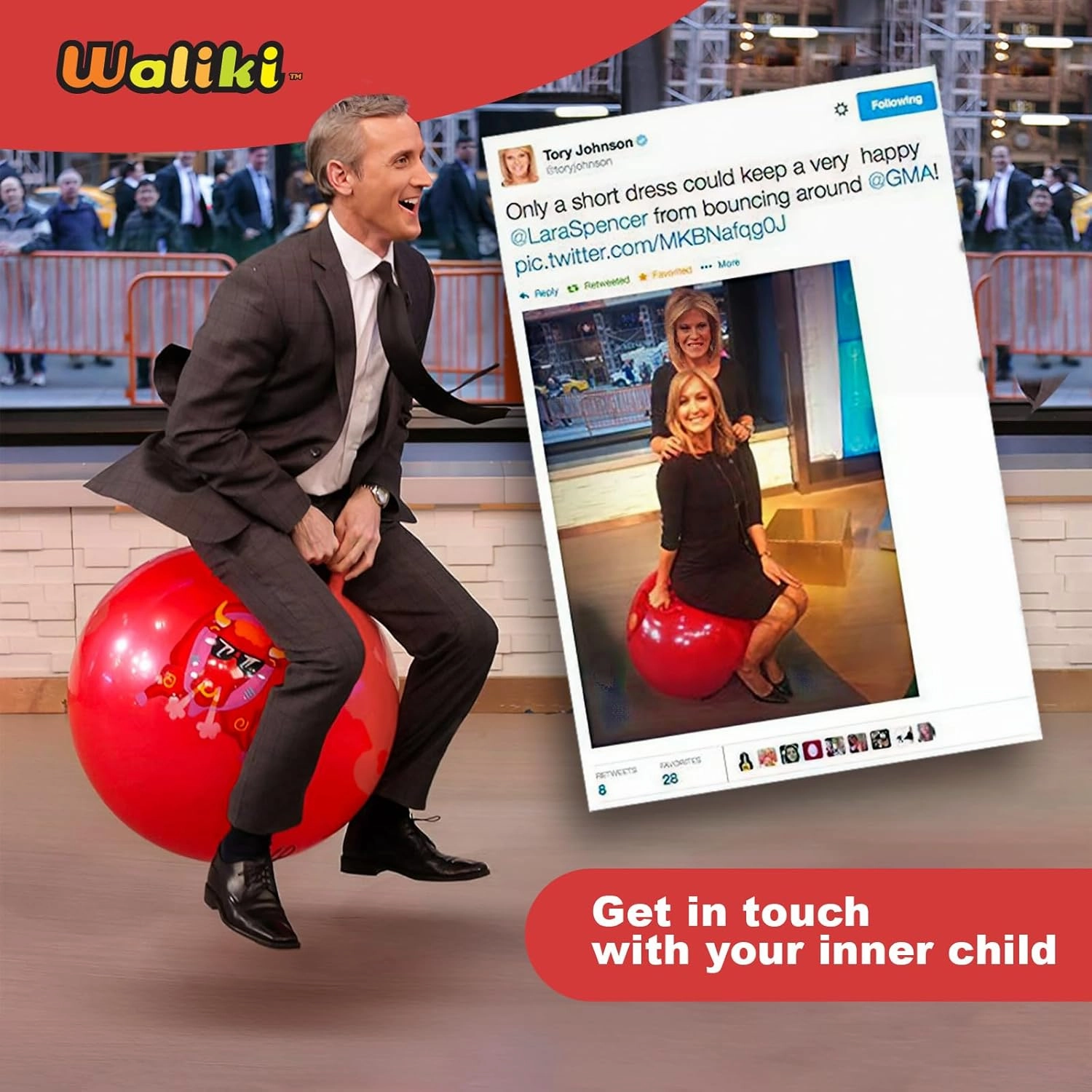 WALIKI Hopper Ball Toys for Kids 3 4 5 and 6 Years Old | Hippity Hop Jumping Ball | Cool Bouncy Toy for Boys and Girls