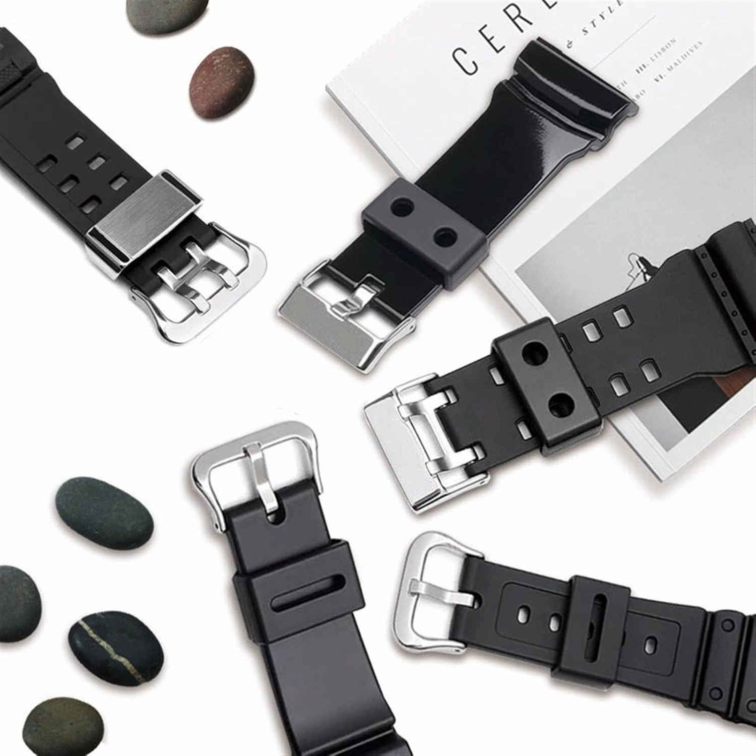 Watch Band Strap Buckle Fit For GA110/700 GW8900/9400 GG1000 DW5600/6900 GW-M5610 Bracelet Acessories Metal Clasp 19mm 21mm 22mm Watch clasp