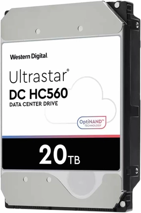 WD Ultrastar DC HC560 WUH722020BL5204 20 TB Hard Drive - 3.5 Internal - SAS [12Gb/s SAS]