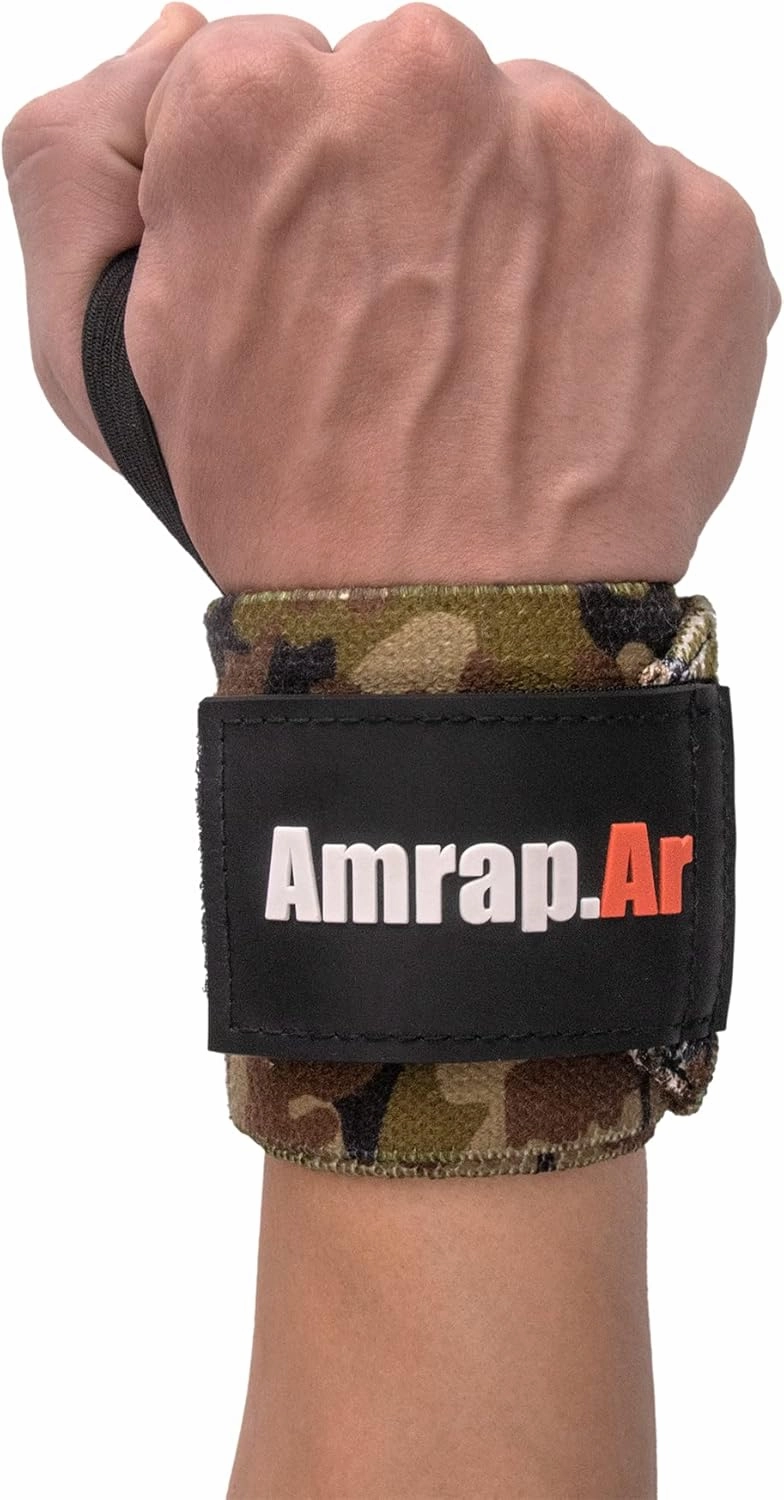 Weight Lifting Wrist Wraps for Weightlifting, Gym, Workout, Sports, Crossfit | Wrist Straps for Weightlifting Strong & Shock-absorbing | Ideal Gift for Men and Women | 18-inches Long