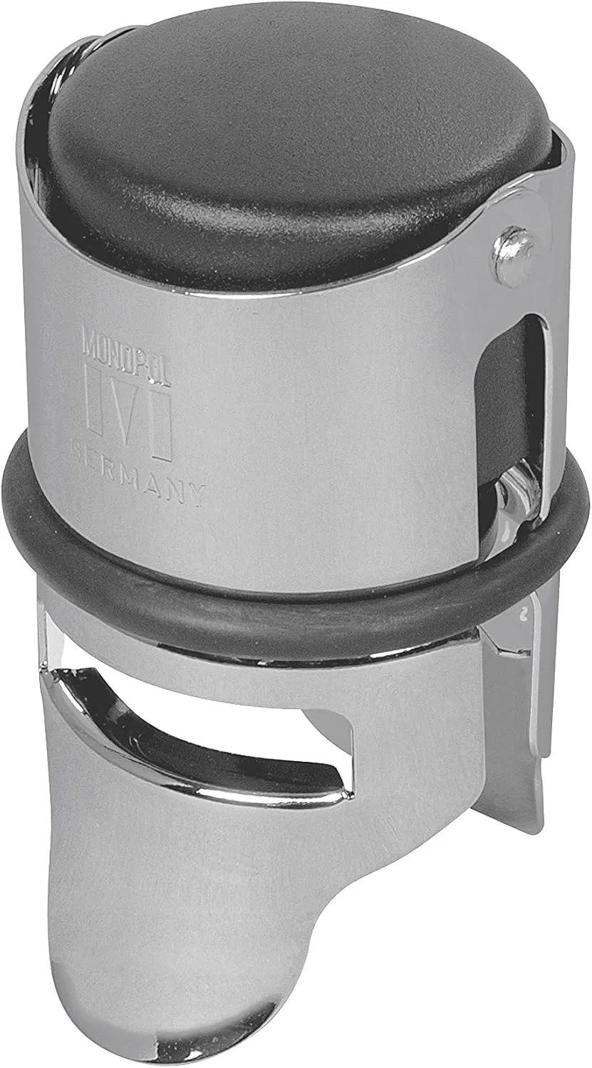Westmark 6012556C Monopol Champagne Stopper Tightly CLOSING & Can Be Stored Horizontally, Silver