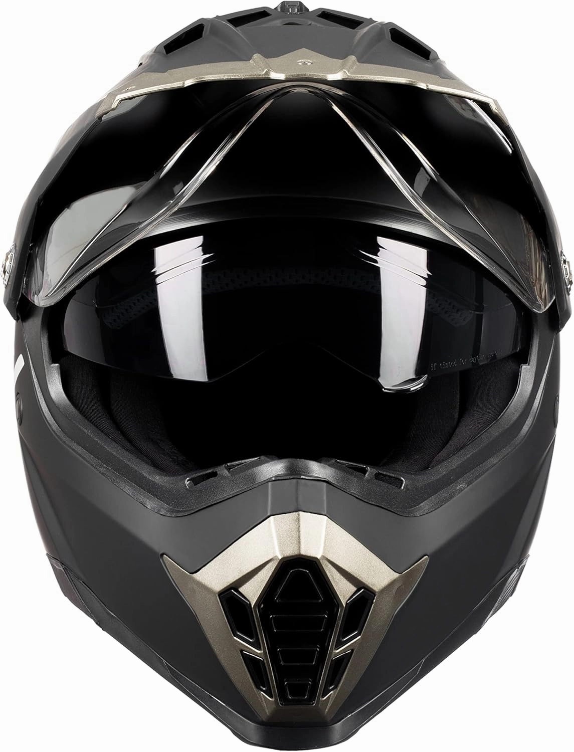 Westt Dual Sport Motorcycle Helmet Off-Road Helmets for Adults, Dual Visor Motorcycle Helmet - Full Face ATV UTV Helmet Dirt Bike Motocross Helmets DOT Approved