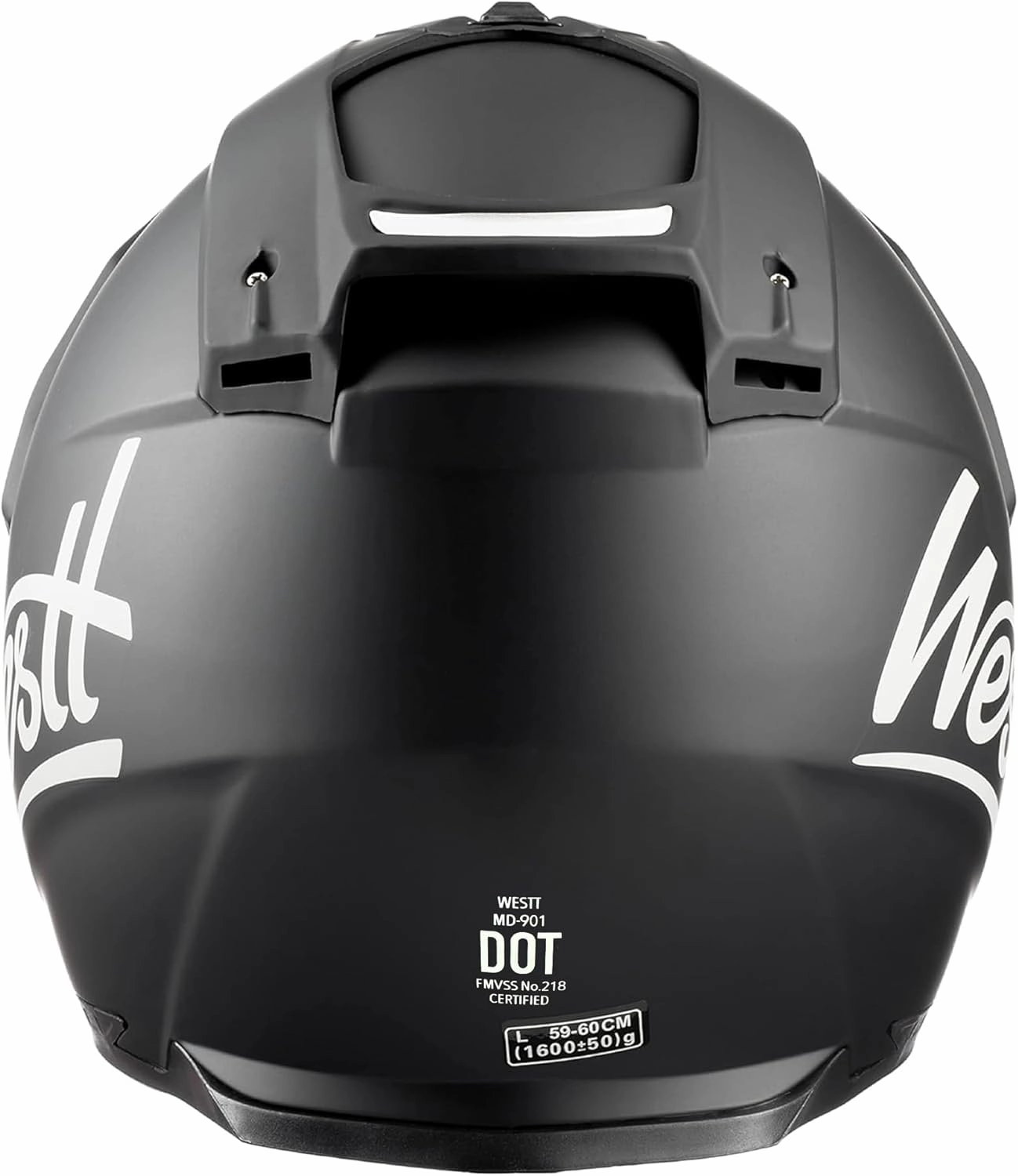 Westt Dual Sport Motorcycle Helmet Off-Road Helmets for Adults, Dual Visor Motorcycle Helmet - Full Face ATV UTV Helmet Dirt Bike Motocross Helmets DOT Approved