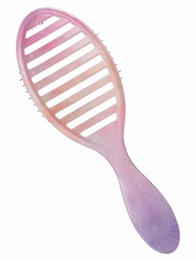 Wet Brush Speed Dry Hair Brush - Sea Shells - Vented Design and Ultra Soft HeatFlex Bristles Are Blow Dry Safe With Ergonomic Handle Manages Tangle and Uncontrollable Hair - Pain-Free