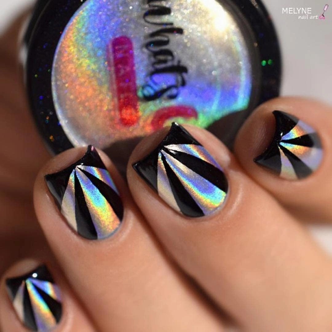 Whats Up Nails - Holographic Powder For Rainbow Unicorn Nails