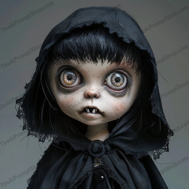 Whimsical Doll Art AI MidJourney Image Prompt, 8728