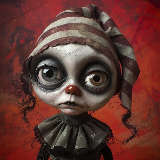 Whimsical Doll Art AI MidJourney Image Prompt, 8728