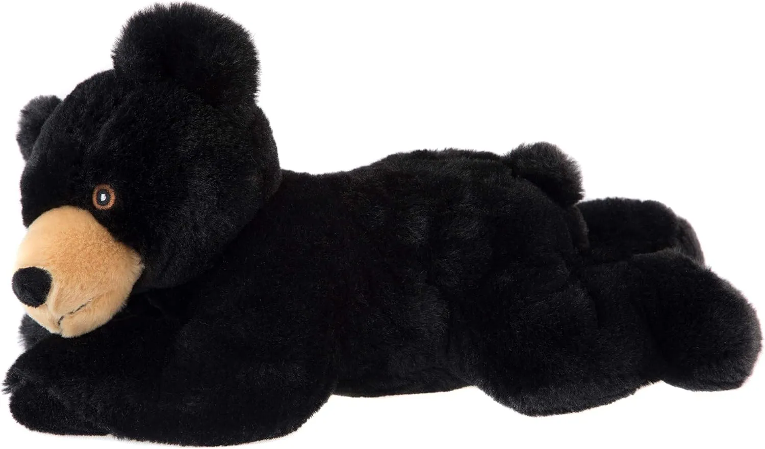 Wild Republic EcoKins Black Bear Stuffed Animal 12 inch, Eco Friendly Gifts for Kids, Plush Toy, Handcrafted Using 16 Recycled Plastic Water Bottles