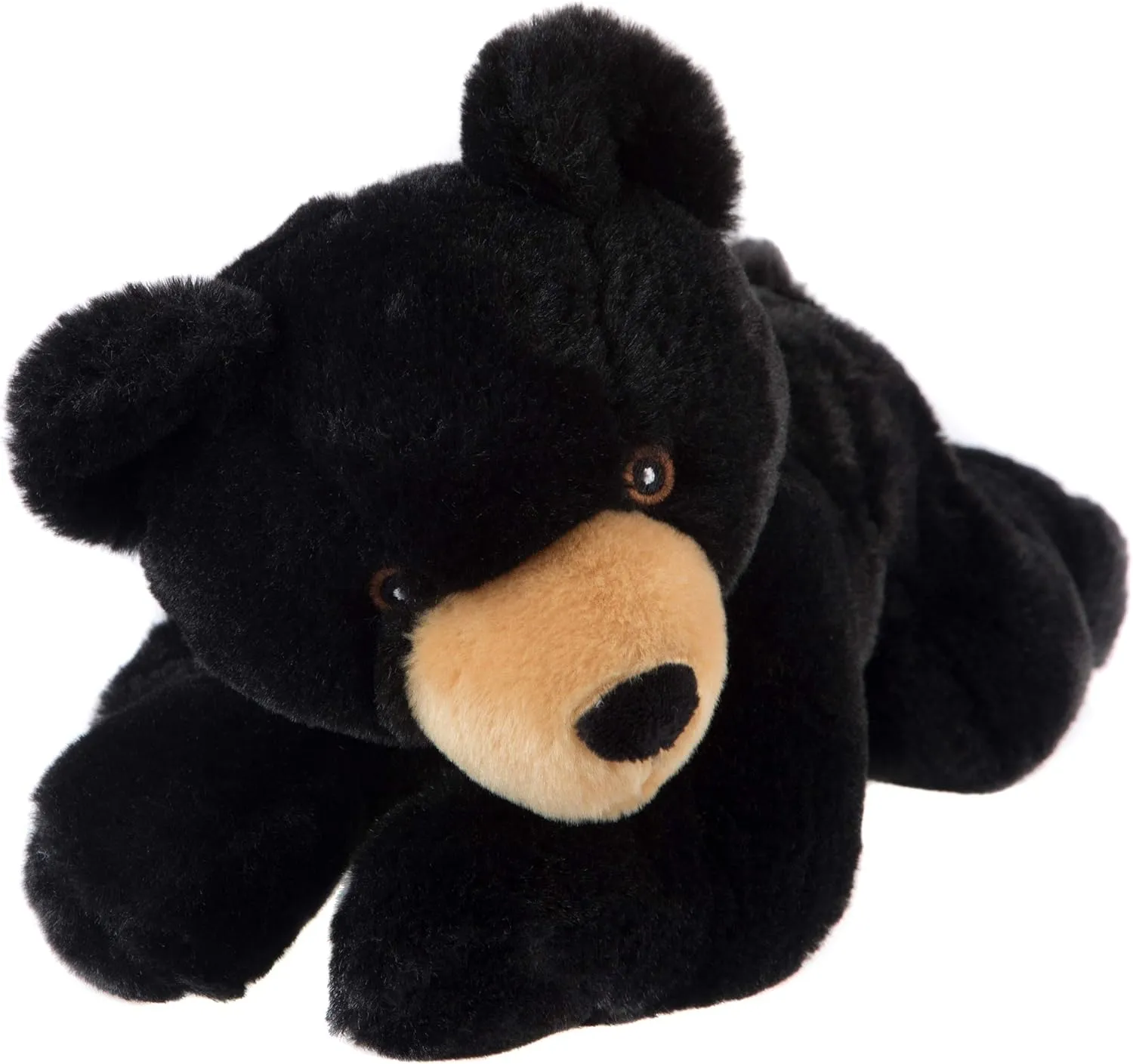 Wild Republic EcoKins Black Bear Stuffed Animal 12 inch, Eco Friendly Gifts for Kids, Plush Toy, Handcrafted Using 16 Recycled Plastic Water Bottles
