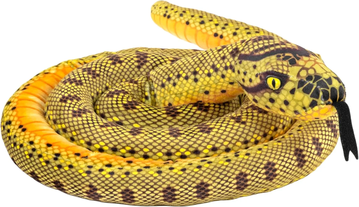 Wild Republic Snake Living Earth Anaconda, Stuffed Animal, 60 inch, Plush Toy, Fill is Spun Recycled Water Bottles