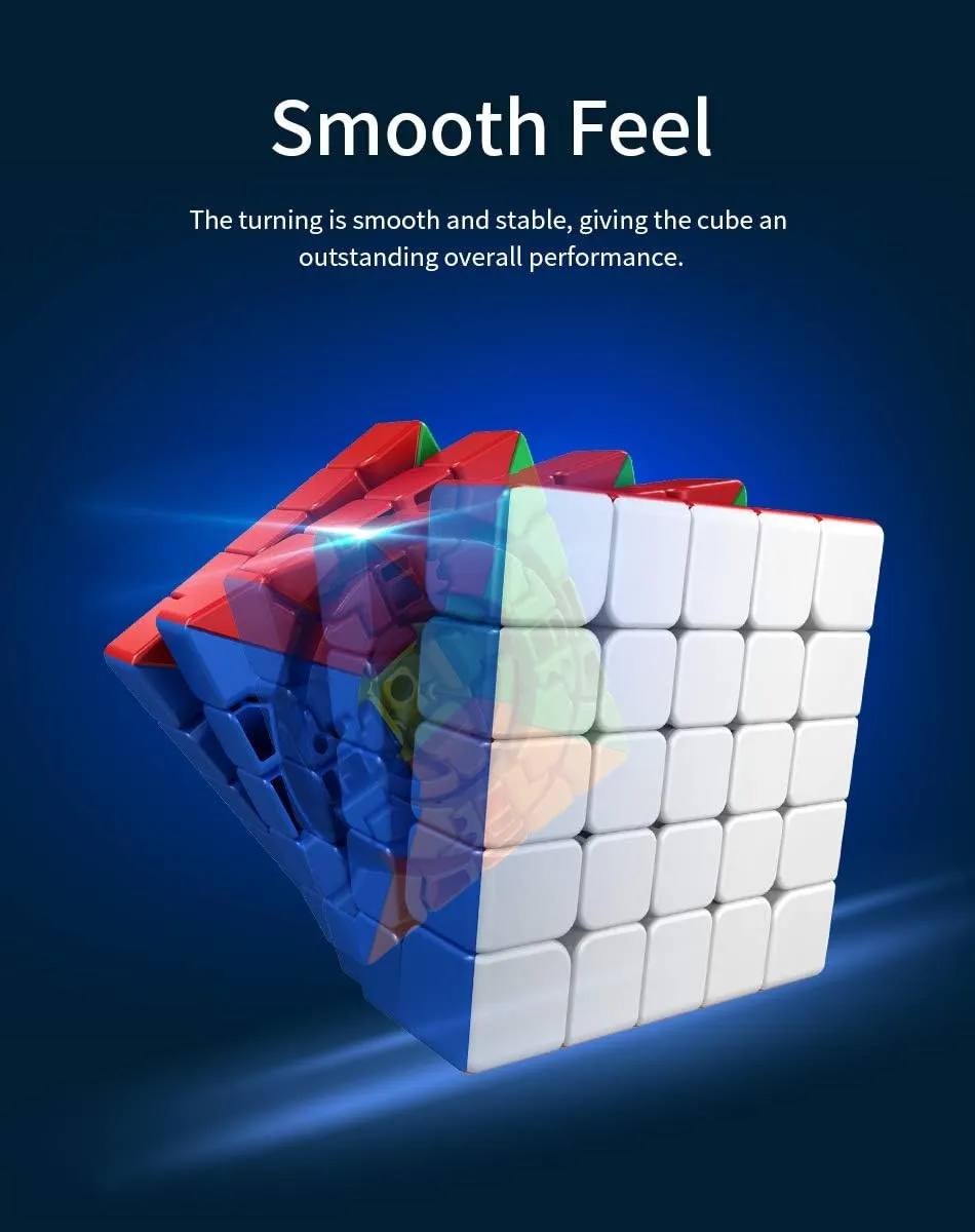 Willking Moyu Meilong 5x5 M Magnetic Speed Cube stickerless Moyu Meilong M 5x5 Puzzle Cubes 5x5x5