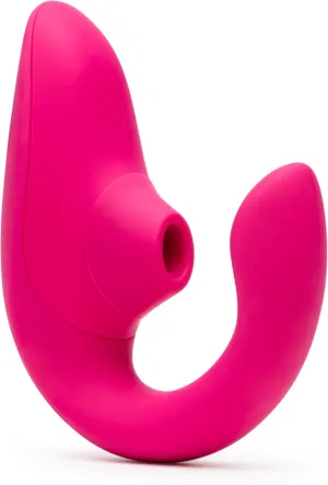 Womanizer Blend Mini Vibrator for Women | G Spot & Clitoral Stimulator Vibrating Dildo | Silicone Rabbit Vibrator Clit Sucker Adult Sex Toy for Women & Couples | Rechargeable Personal Massager | Pink