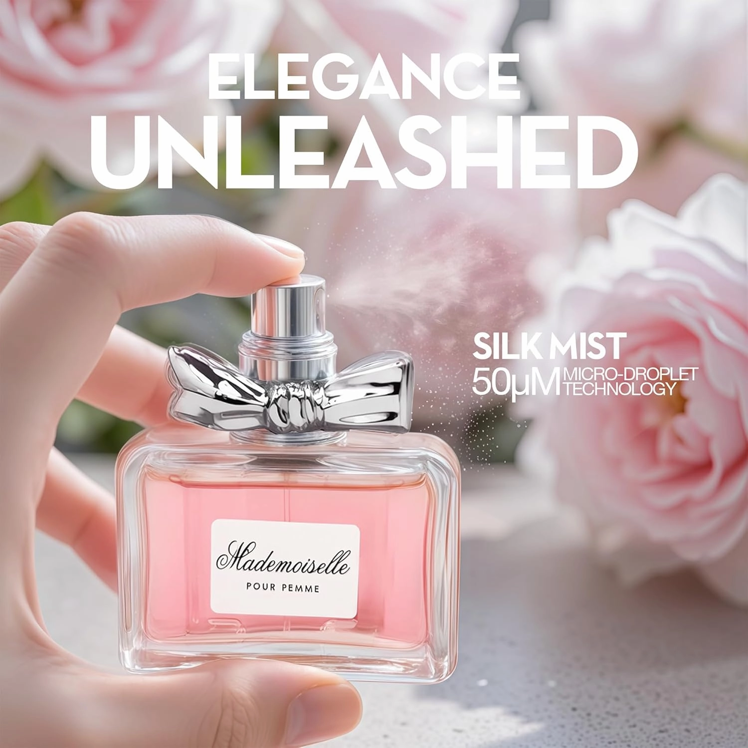 Women Perfume Set 4 Piece Different Scents(RIO Sweet Crush Jasmine/Vanilla/Madam/Mademoiselle) Eau de Parfum Spray Long Lasting Fragrance Sets with Luxury Gift Box for Birthday or Anniversary