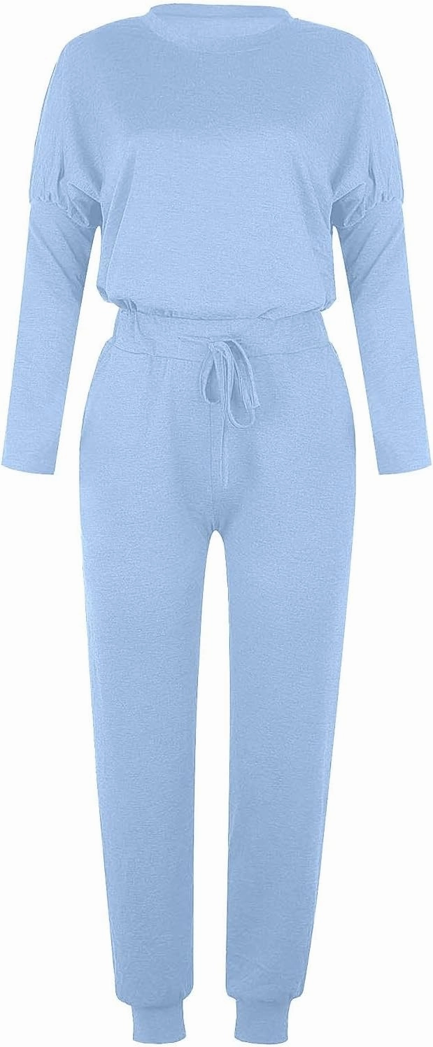 Women's Casual Pullover 2 Piece Outfits Breathable Skin Friendly Loungewear Sets Outdoor Sports Casual Sweatsuits Set