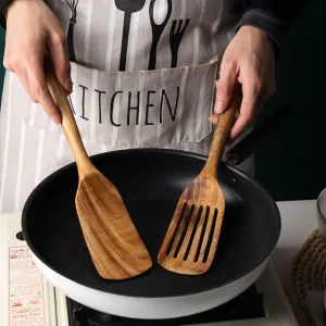 Wooden Spatula 2 Pcs Set