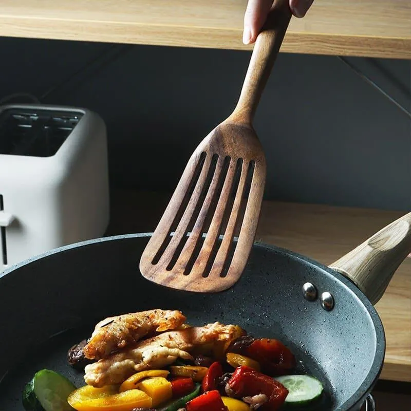 Wooden Spatula 2 Pcs Set