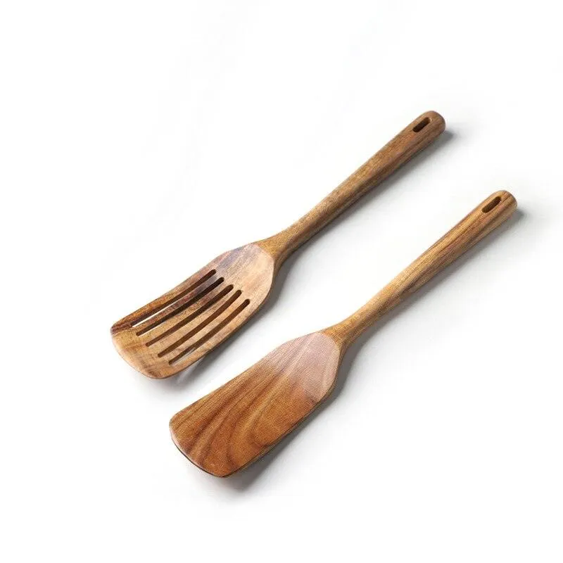 Wooden Spatula 2 Pcs Set