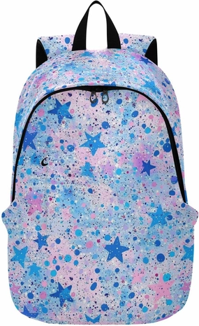 Work Backpack Clean Design Tool Bag Backpack Personal Item Travel Bag for Women & Men Outing Work Family Travel stars dreamy colorful
