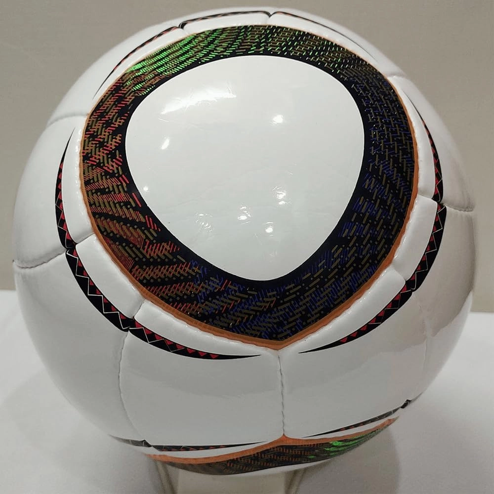 World Cup 2010 Final Match Ball Replica Size 5 Jabulani Style Soccer Ball PU Leather Water Resistant Collector’s Edition Football AC126