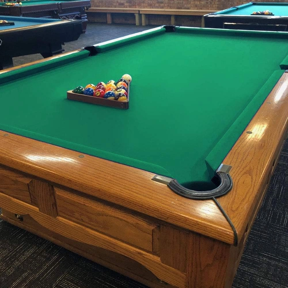 Worsted Blend Billiard Cloth Pool Table Felt Fast Speed for 7' 8' 9' Pool Table Pre Cut Bed & Rails