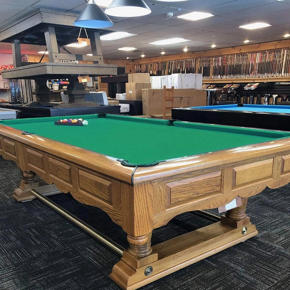 Worsted Blend Billiard Cloth Pool Table Felt Fast Speed for 7' 8' 9' Pool Table Pre Cut Bed & Rails