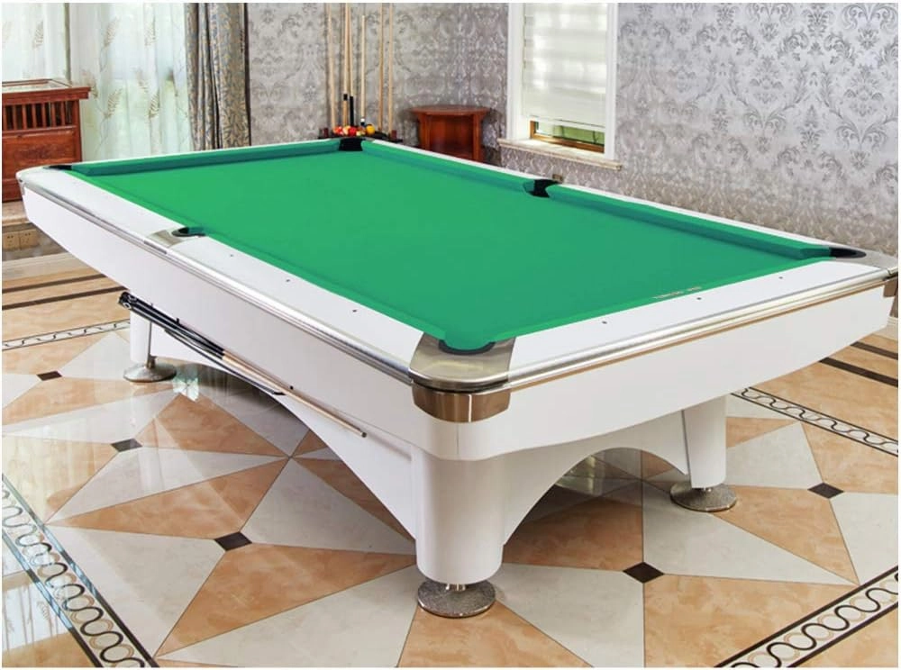 Worsted Blend Billiard Cloth Pool Table Felt Fast Speed for 7' 8' 9' Pool Table Pre Cut Bed & Rails