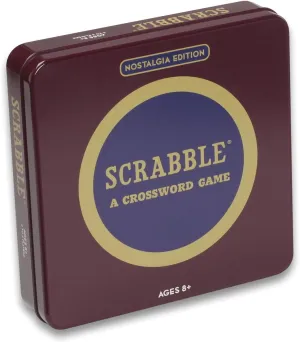 WS Game Company Scrabble Nostalgia Edition Board Game in Collectible Tin